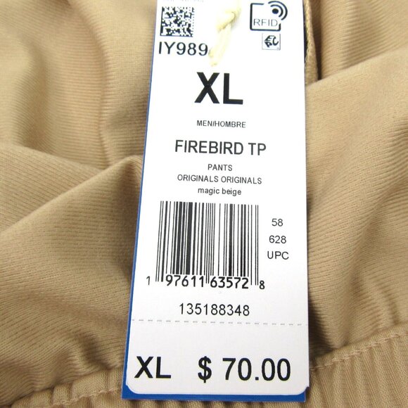 Adidas Originals Firebird Track Pants Mens Size XL Beige NEW IY9894 - Picture 11 of 14